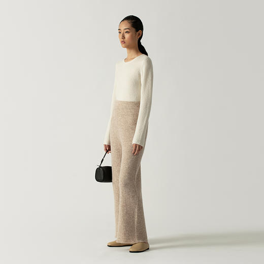 322工房升级打底加厚针织打底衫2022年秋冬款圈圈纱山羊绒套头衫 商品图2