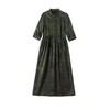 仿香云纱真丝高档连衣裙秋装女新款洋气旗袍桑蚕丝绿色裙子长裙过膝DP901 商品缩略图5