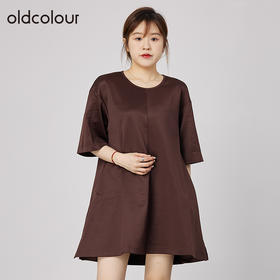 oldcolour2021秋季商场同款大码宽松显瘦连衣裙N31102134