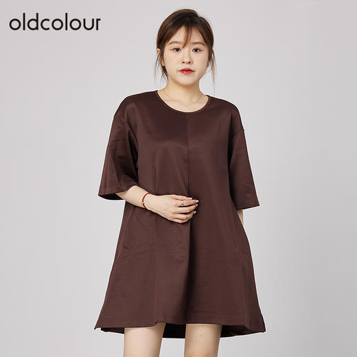 oldcolour2021秋季商场同款大码宽松显瘦连衣裙N31102134 商品图0