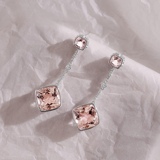 Retro Chic 意大利复古创意饰品 方糖摩根石耳环 商品图2