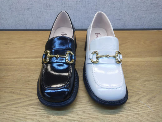 2021秋季豪行新款女鞋213Q05155中跟舒适休闲牛皮单鞋乐福鞋正品 商品图6