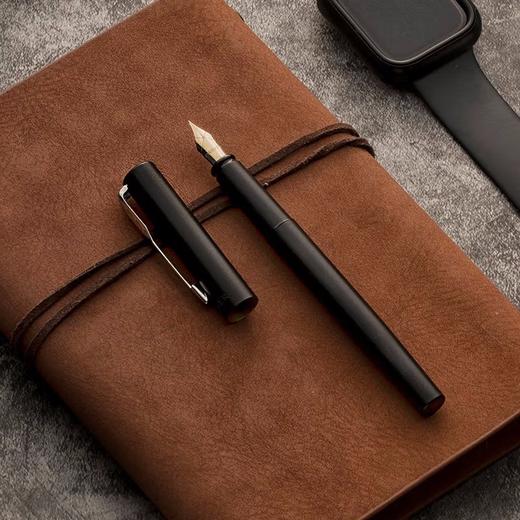 正品派克PARKER钢笔签字笔 商务送礼男女生日学生练字 教师节礼物 威雅XL经典黑金夹墨水笔+深灰迷你墨水礼盒 商品图2