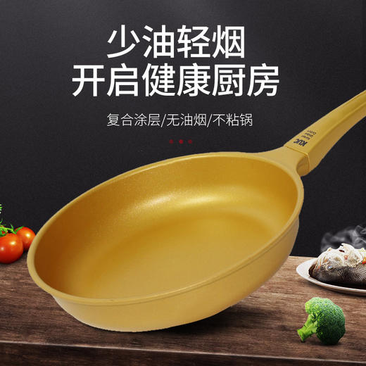 KUC 金色不粘煎锅燃气电磁炉通用锅具 20cm/24cm 商品图4