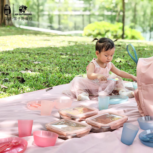 汉道亲子野餐包户外公园沙滩露营装备家庭套装 商品图3