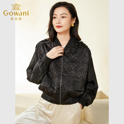 乔万尼春款棒球服休闲减龄EF3B822 商品图2