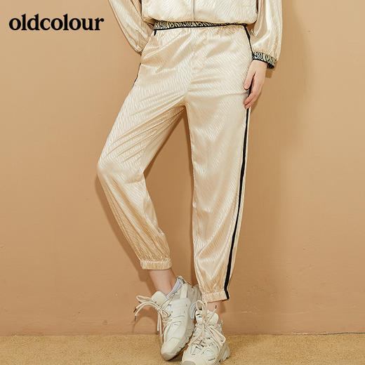 oldcolour2021秋季商场同款束脚休闲长裤女N31073142 商品图3