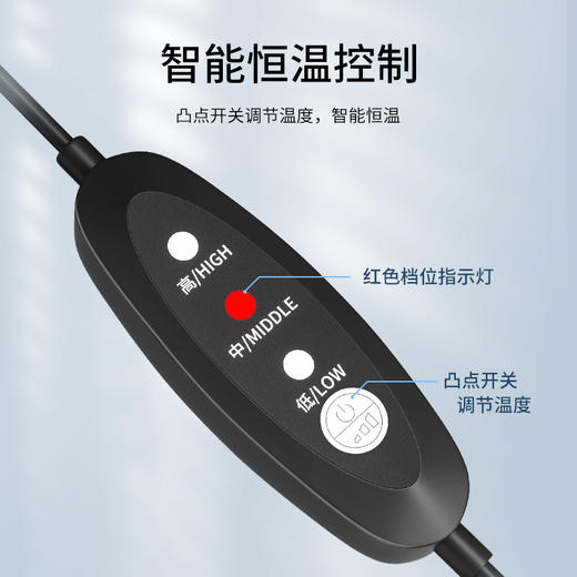 【加热款】米乔人体工学腰垫汽车腰靠气动加热款车座椅子通用 商品图2