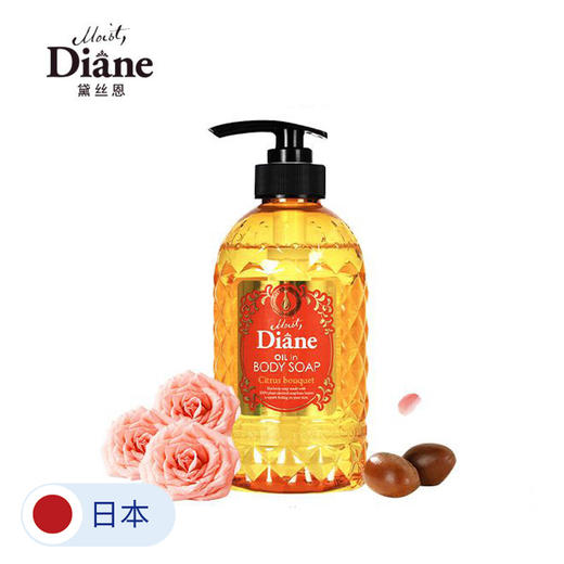 Moist Diane黛丝恩 精油沐浴露柑甜/茉莉花香型沐浴乳 500ml/瓶 商品图1