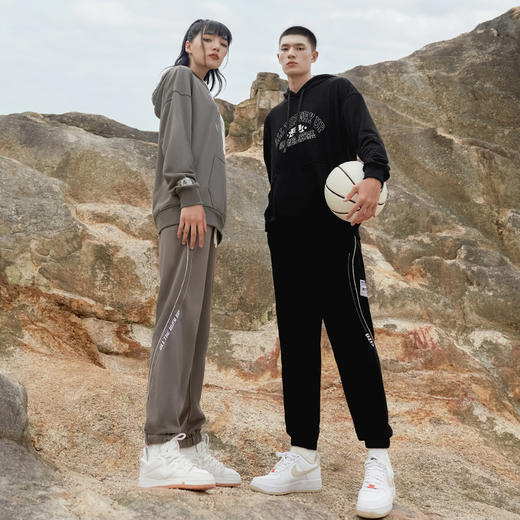 0.1% UZIS针织长裤男健身篮球休闲秋季户外投篮训练运动裤[轨纹] 商品图0