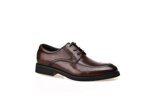 豪麟名鞋奥莱迪嘉男装牛皮革正装皮鞋DJBDO22MP202棕色原价1660元 商品图0