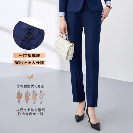 【上衣+裤子】罗蒙春秋西服套装女士正装商务通勤职业装两件套西装女 商品图4