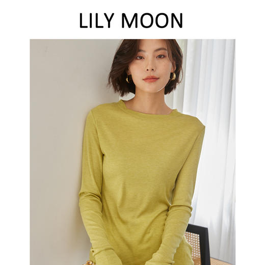 LILY MOON桑蚕丝德绒天丝打底衫——i陪娃 商品图1