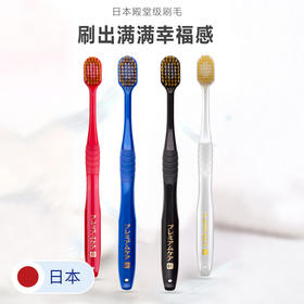 【2支装】EBISU惠百施宽头牙刷6列48孔 62-孔中毛（颜色随机发货）