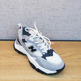 豪行秋新款情侣网面百搭运动鞋21347009韩版轻便跑鞋女士运动鞋潮