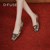 D:FUSE/迪芙斯春季新品法式小方头平底单鞋DF31114001 商品缩略图11