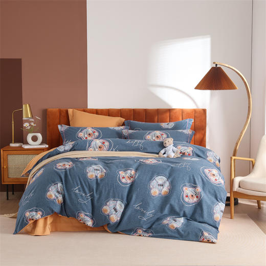 【门店同款】【天丝生态磨毛套件】新升级面料多种有益酶健康生态环保四件套 商品图9