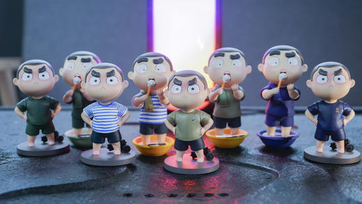 【第二代手办】卤蛋二代黑卤蛋潮玩手办洗漱款dy 商品图9