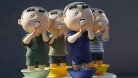 【第二代手办】卤蛋二代黑卤蛋潮玩手办洗漱款dy