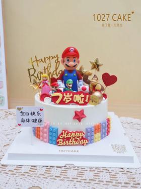 1027CAKE |  超级马里奥主题 卡通蛋糕
