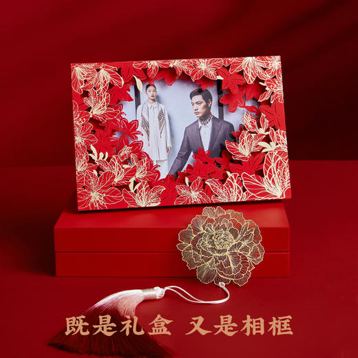 万事利丝巾书签套装礼盒-花想容 商品图2