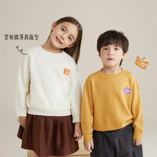 卡通背身提花图案毛衣PQMY2212 商品图2