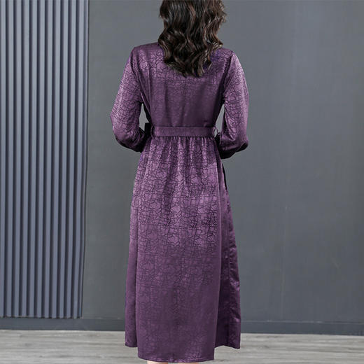 双面穿龟裂纹中长款开衫风衣纯色百搭显瘦女装长款外搭新款外穿潮   HT- XYX8782 商品图4