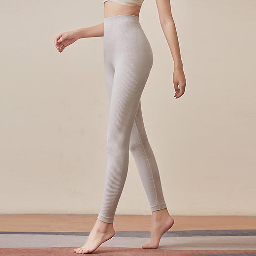 TG-TG01S123秋冬真丝保暖女裤 高弹力美雅碧桑蚕丝无缝打底长裤秋裤修身 商品图3