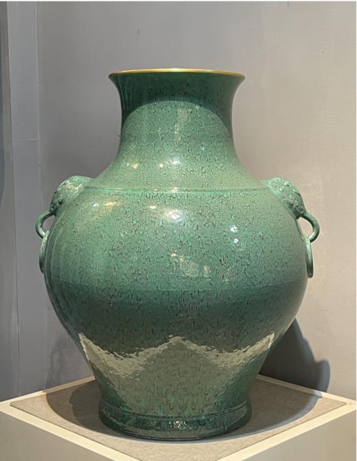 浑炉钧双耳瓶 商品图0