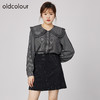 oldcolour2021秋商场同款别致小众甜美娃娃领衬衫女通勤N32013255 商品缩略图3