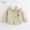 马克珍妮秋冬装新款 女童泡泡灯芯绒加绒翻领外套221586 商品缩略图0
