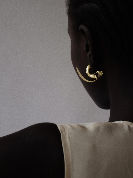 ABOAB｜Ebb Hoops [耳环 金 / 银 ]【PHASE】 商品图0