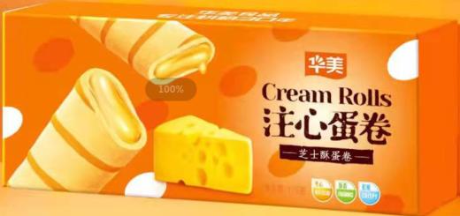 华美芝士酥蛋卷176g 商品图0