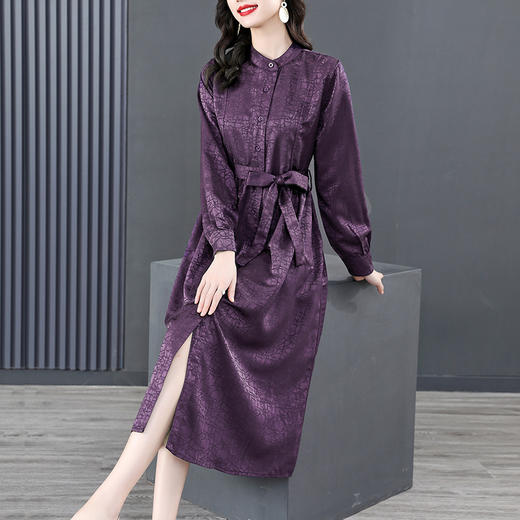 双面穿龟裂纹中长款开衫风衣纯色百搭显瘦女装长款外搭新款外穿潮   HT- XYX8782 商品图0