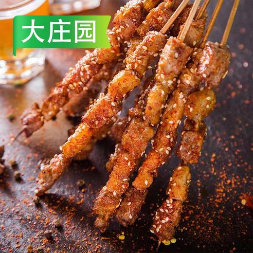 大庄园牛肉烧烤串 净含量:230g/袋（13串）18g/串 20袋/件 (内置烧烤撒料20g、辣椒粉10g) 商品图0