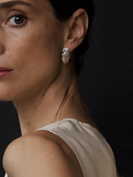 ABOAB｜Ebb Hoops [耳环 金 / 银 ]【PHASE】 商品图2