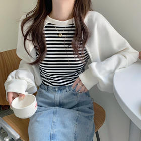 黛唯梵氛围感卫衣2022新款女款设计感小众宽松假两件秋季oversize上衣