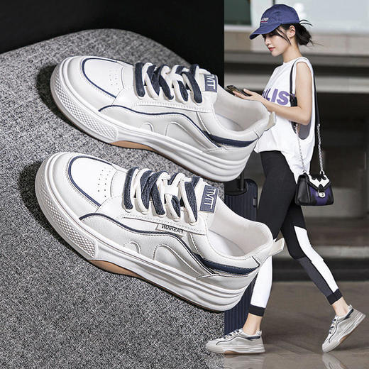 LQ-8920真软皮小白鞋女鞋 商品图1