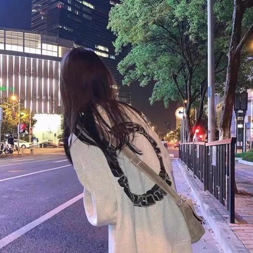 火龙果卫衣女春秋薄款时尚宽松显瘦卫衣慵懒风潮牌长袖上衣ins森 商品图1