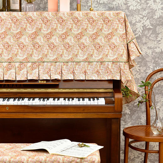 蕾丝佩斯利钢琴盖巾防尘欧式琴凳罩 商品图2