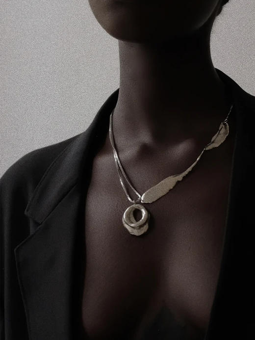 ABOAB｜Selene Necklace [ 项链 银 ]【PHASE】 商品图2