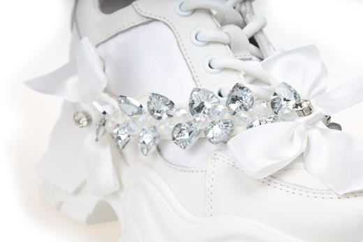 豪麟名鞋奥莱迪嘉女装牛皮革时尚老爹鞋DJJGA22WX005白色  原价2260元 商品图2