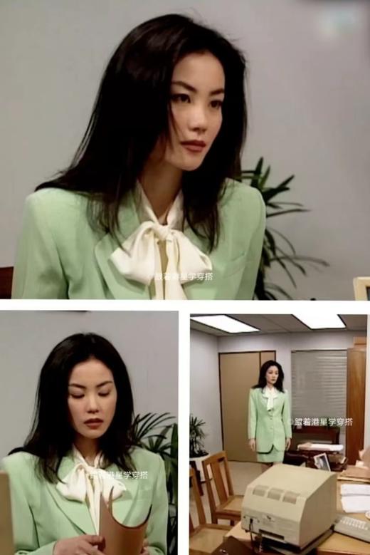 【投稿】喵娘精工@M46《律政佳人》王菲Vintage果绿套装裙 商品图0