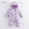 马克珍妮秋装新款 男女童印花超轻羽绒连体衣221718 商品缩略图0