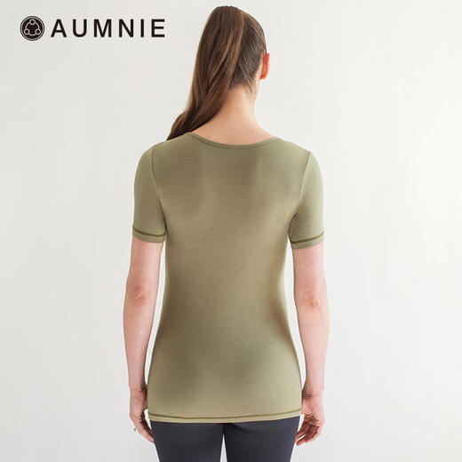 孕妇圆领舒适弹力短袖T恤/MaternitySoftStretchShortSleeveTee 商品图3