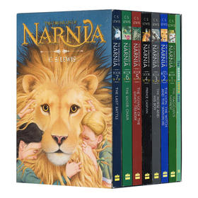C.S.路易斯 纳尼亚传奇全集8册 盒装 英文原版小说 The Chronicles of Narnia 8-book Box Set刘易斯 The Witch and the Wardrobe