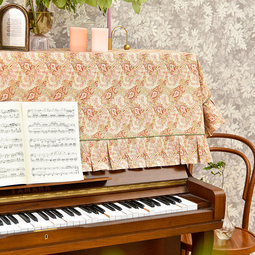蕾丝佩斯利钢琴盖巾防尘欧式琴凳罩 商品图1