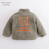 马克珍妮秋冬装新款 男童仿羊羔毛复合摇粒绒外套221255 商品缩略图3