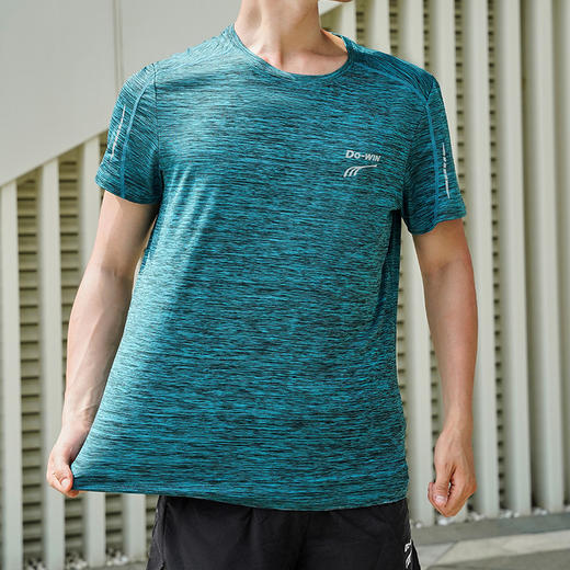 多威dowin运动T恤男圆领衫健身短袖男士透气休闲运动服366609 商品图9