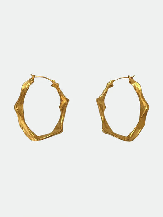 ABOAB｜Meandering Earrings [中号耳环 金 / 银 ]【SUBTLE】 商品图3